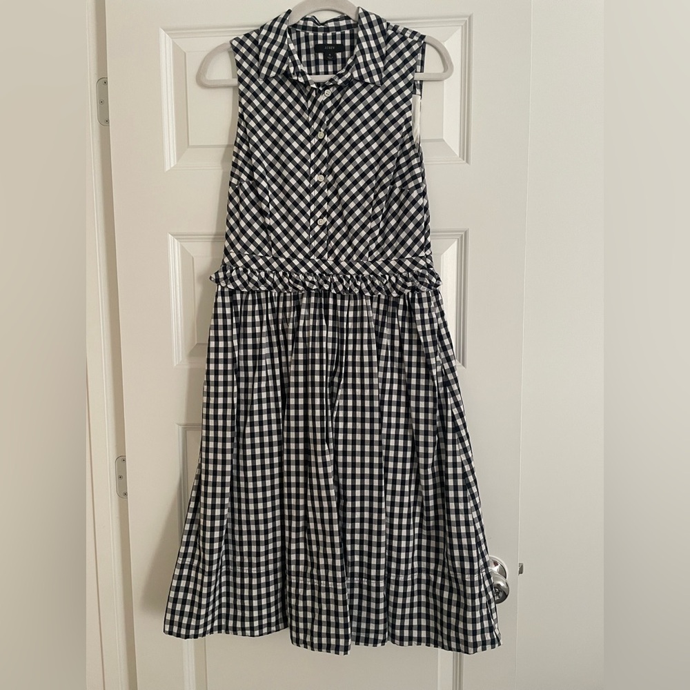 NEW Classic Black and White J Crew Dress